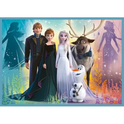 TREFL 4in1 Jigsaw Puzzle - The amazing world of Frozen 2 จิ๊กซอว์เด็ก 3 ปี+