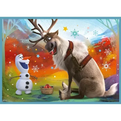 TREFL 4in1 Jigsaw Puzzle - The amazing world of Frozen 2 จิ๊กซอว์เด็ก 3 ปี+
