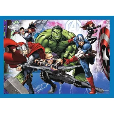 TREFL 4in1 Jigsaw Puzzle - Brave Avengers / The Avengers จิ๊กซอว์เด็ก 4 ปี+