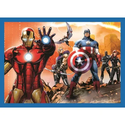 TREFL 4in1 Jigsaw Puzzle - Brave Avengers / The Avengers จิ๊กซอว์เด็ก 4 ปี+