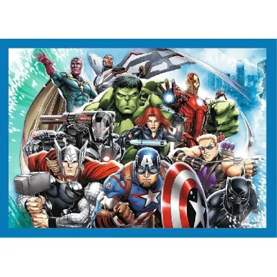 TREFL 4in1 Jigsaw Puzzle - Brave Avengers / The Avengers จิ๊กซอว์เด็ก 4 ปี+