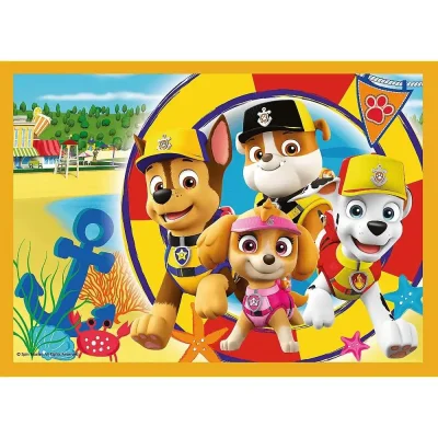 TREFL 4in1 Jigsaw Puzzle - Holiday Paw Patrol จิ๊กซอว์เด็ก 4 ปี+