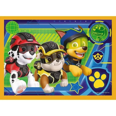 TREFL 4in1 Jigsaw Puzzle - Holiday Paw Patrol จิ๊กซอว์เด็ก 4 ปี+