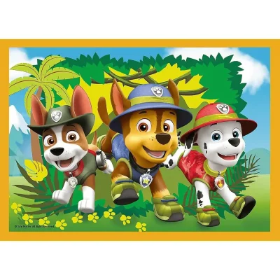 TREFL 4in1 Jigsaw Puzzle - Holiday Paw Patrol จิ๊กซอว์เด็ก 4 ปี+