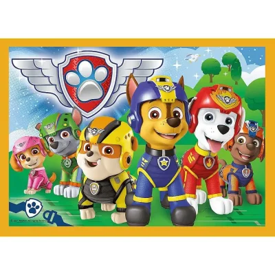 TREFL 4in1 Jigsaw Puzzle - Holiday Paw Patrol จิ๊กซอว์เด็ก 4 ปี+