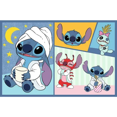 TREFL 2x70 Piece Jigsaw Puzzle - There's no boredom with Stitch