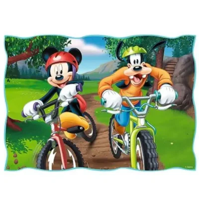 TREFL 4in1 Jigsaw Puzzle - Mickey Mouse nice day / Disney จิ๊กซอว์เด็ก 4 ปี+