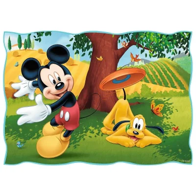 TREFL 4in1 Jigsaw Puzzle - Mickey Mouse nice day / Disney จิ๊กซอว์เด็ก 4 ปี+