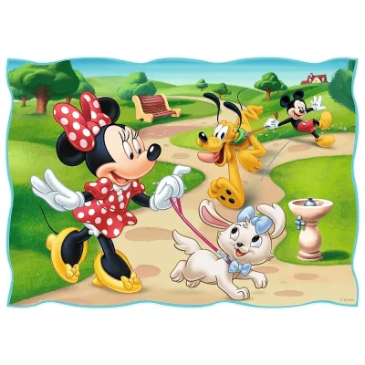 TREFL 4in1 Jigsaw Puzzle - Mickey Mouse nice day / Disney จิ๊กซอว์เด็ก 4 ปี+