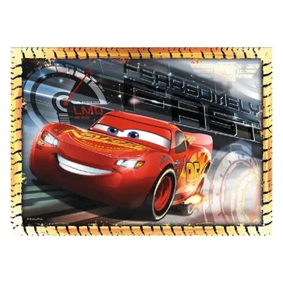 TREFL 4in1 Jigsaw Puzzle - Ready, steady, go! / Cars 3 จิ๊กซอว์เด็ก 4 ปี+