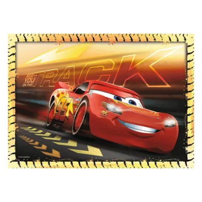 TREFL 4in1 Jigsaw Puzzle - Ready, steady, go! / Cars 3 จิ๊กซอว์เด็ก 4 ปี+