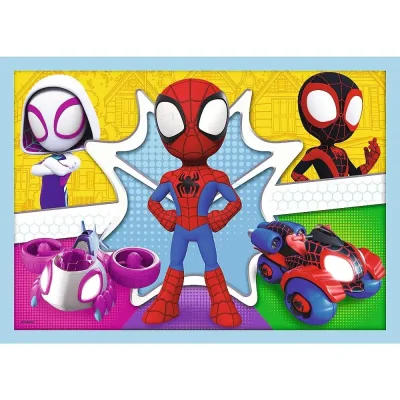 TREFL 4in1 Jigsaw Puzzle - spidey's team / Spiderman จิ๊กซอว์เด็ก 3 ปี+