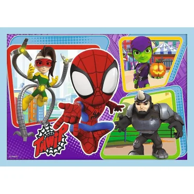TREFL 4in1 Jigsaw Puzzle - spidey's team / Spiderman จิ๊กซอว์เด็ก 3 ปี+