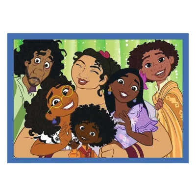 TREFL 4in1 Jigsaw Puzzle - The happy world of Disney / Disney 100 จิ๊กซอว์เด็ก 4 ปี+
