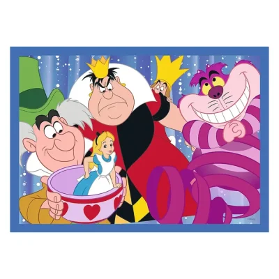 TREFL 4in1 Jigsaw Puzzle - The happy world of Disney / Disney 100 จิ๊กซอว์เด็ก 4 ปี+
