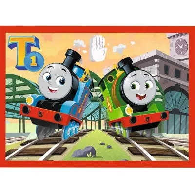 TREFL 4in1 Jigsaw Puzzle - Amazing Thomas จิ๊กซอว์เด็ก 3 ปี+