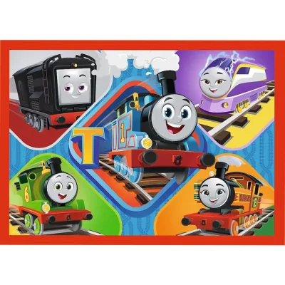 TREFL 4in1 Jigsaw Puzzle - Amazing Thomas จิ๊กซอว์เด็ก 3 ปี+