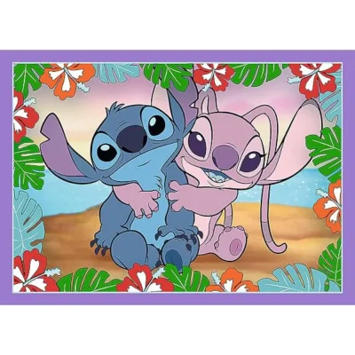 TREFL 4in1 Jigsaw Puzzle - Lilo&Stitch's crazy day จิ๊กซอว์เด็ก 4 ปี+