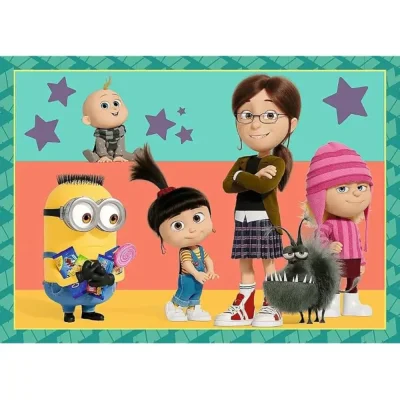 TREFL 4in1 Jigsaw Puzzle - Crazy Minions จิ๊กซอว์เด็ก 4 ปี+