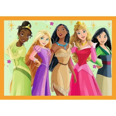 TREFL 4in1 Jigsaw Puzzle - Fairy tale stories / Disney Princess จิ๊กซอว์เด็ก 4 ปี+