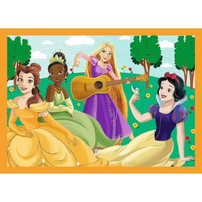 TREFL 4in1 Jigsaw Puzzle - Fairy tale stories / Disney Princess จิ๊กซอว์เด็ก 4 ปี+