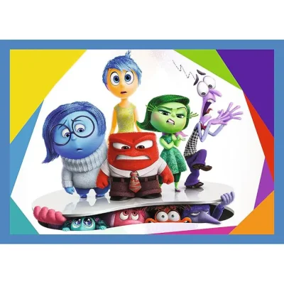 TREFL 4in1 Jigsaw Puzzle - Emotions rule / Inside Out 2 จิ๊กซอว์เด็ก 4 ปี+