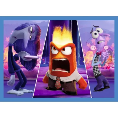 TREFL 4in1 Jigsaw Puzzle - Emotions rule / Inside Out 2 จิ๊กซอว์เด็ก 4 ปี+