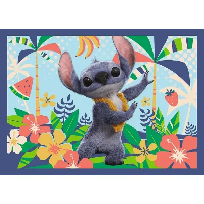 TREFL 4in1 Jigsaw Puzzle - Holidays in Hawaii / Stitch The Movie จิ๊กซอว์เด็ก 4 ปี+
