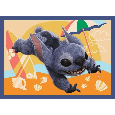 TREFL 4in1 Jigsaw Puzzle - Holidays in Hawaii / Stitch The Movie จิ๊กซอว์เด็ก 4 ปี+
