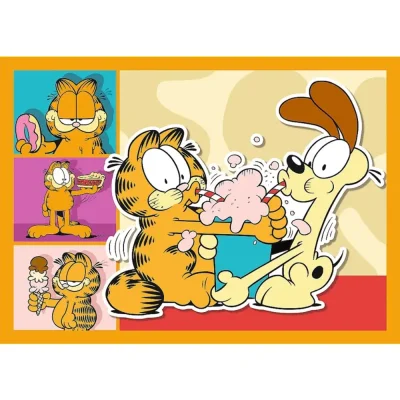 TREFL 4in1 Jigsaw Puzzle - Garfield loves lasagna จิ๊กซอว์เด็ก 4 ปี+