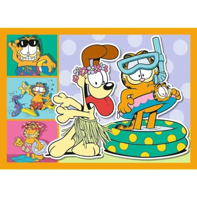 TREFL 4in1 Jigsaw Puzzle - Garfield loves lasagna จิ๊กซอว์เด็ก 4 ปี+