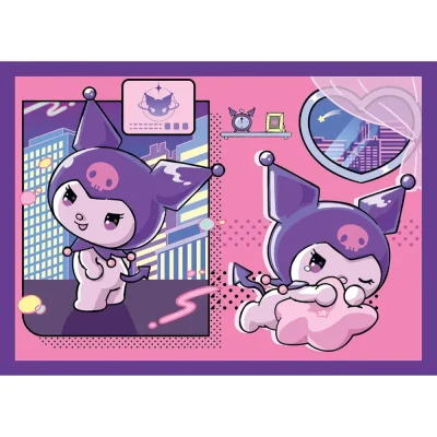 TREFL 4in1 Jigsaw Puzzle - Day with Kuromii / Sanrio จิ๊กซอว์เด็ก 4 ปี+