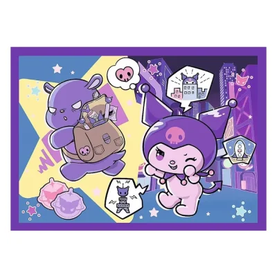 TREFL 4in1 Jigsaw Puzzle - Day with Kuromii / Sanrio จิ๊กซอว์เด็ก 4 ปี+