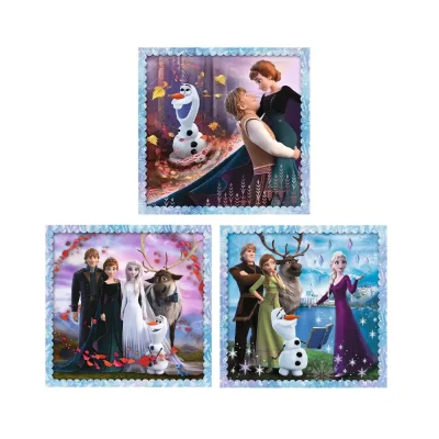 TREFL 3in1 Jigsaw Puzzle - The magical story / Frozen 2 จิ๊กซอว์เด็ก 3 ปี+