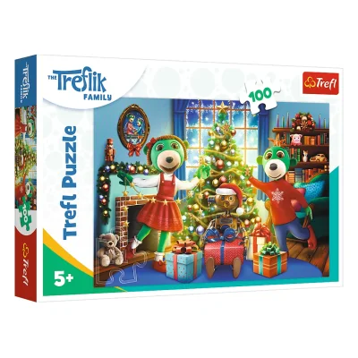 TREFL 100 Piece Jigsaw Puzzle - Winter Trefliks จิ๊กซอว์เด็ก 5 ปี+