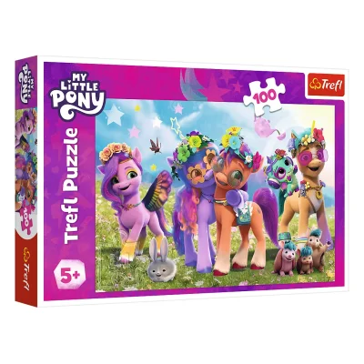 TREFL 100 Piece Jigsaw Puzzle - Funny Ponies / My Little Pony จิ๊กซอว์เด็ก 5 ปี+