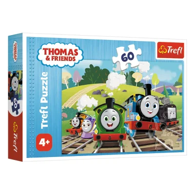 TREFL 60 Piece Jigsaw Puzzle - Thomas on the trip จิ๊กซอว์เด็ก 60 ชิ้น