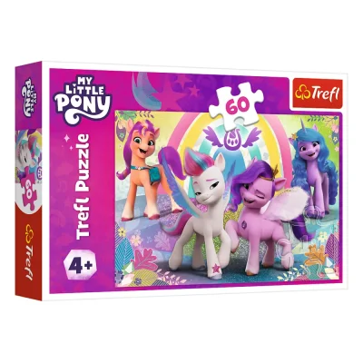 TREFL 60 Piece Jigsaw Puzzle - In the world of friendship / My Little Pony จิ๊กซอว์สำหรับเด็ก 60 ชิ้น