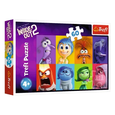 TREFL 60 Piece Jigsaw Puzzle - Know your emotions / Inside Out 2