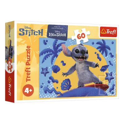 TREFL 60 Piece Jigsaw Puzzle - A day with Stitch