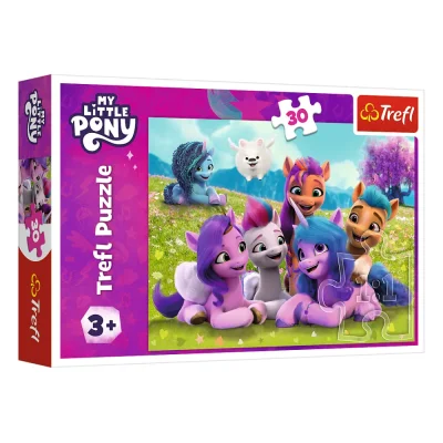 TREFL 30 Piece Jigsaw Puzzle - Friendly Ponies / My Little Pony จิ๊กซอว์เด็ก 3 ปี+