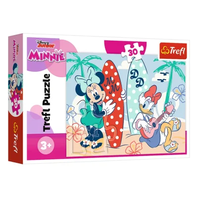 TREFL 30 Piece Jigsaw Puzzle - Colorful Minnie จิ๊กซอว์เด็ก 3 ปี+