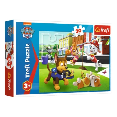 TREFL 30 Piece Jigsaw Puzzle - Dogs in action / PAW Patrol จิ๊กซอว์เด็ก 3 ปี+
