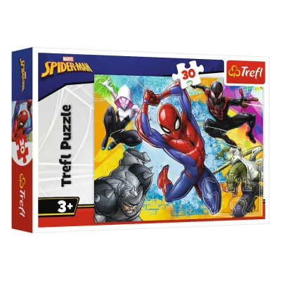 TREFL 30 Piece Jigsaw Puzzle - Spider-Man's colors จิ๊กซอว์เด็ก 3 ปี+