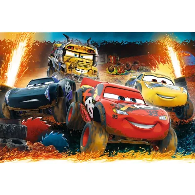 TREFL 100 Piece Jigsaw Puzzle -  Extreme race / Cars 3 จิ๊กซอว์สำหรับเด็ก 5 ปี+