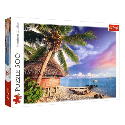 TREFL 500 Piece Jigsaw Puzzle - BoraBora Island จิ๊กซอว์ 500 ชิ้น