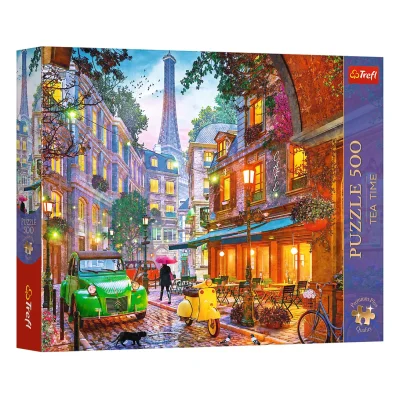 TREFL 500 PP Piece Jigsaw Puzzle - Tea Time: Paris Corner Café จิ๊กซอว์ 500 ชิ้น