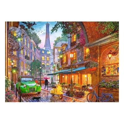 TREFL 500 PP Piece Jigsaw Puzzle - Tea Time: Paris Corner Café จิ๊กซอว์ 500 ชิ้น