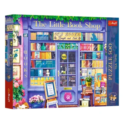 TREFL 500 PP Piece Jigsaw Puzzle - Tea Time: The Little Book Shop จิ๊กซอว์ 500 ชิ้น