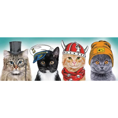 TREFL 500 Panorama Piece Jigsaw Puzzle - Fluffy team  จิ๊กซอว์ 500 ชิ้น